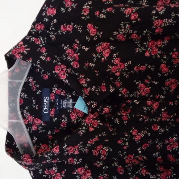 Ralph Lauren Ditsy Floral on Black Button Up Shirt - Picture 4 of 11